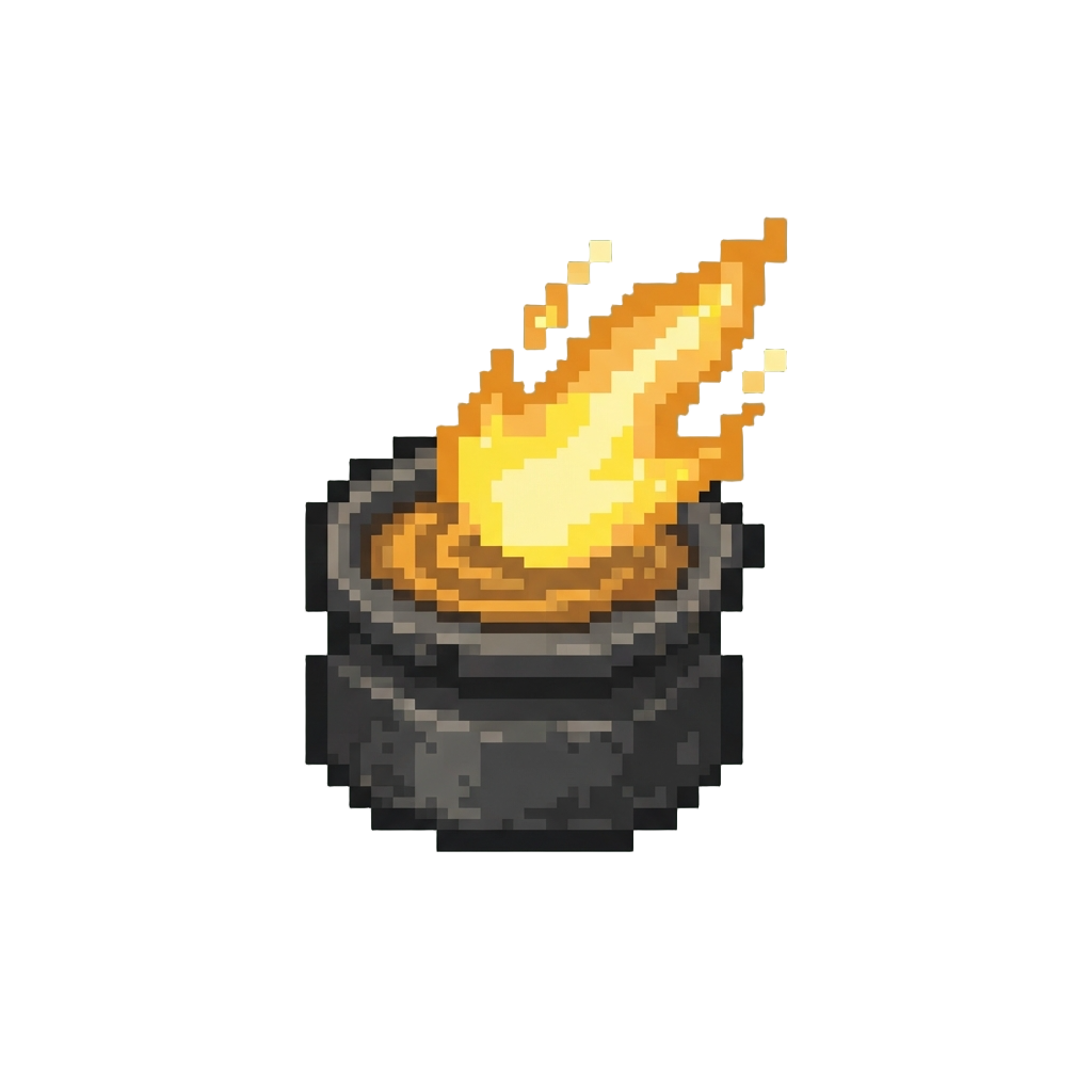 A Flaming Oil Surge