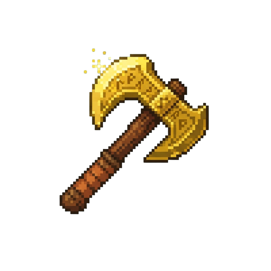 A Shimmering Golden Choppa That Sparkles Under the Light