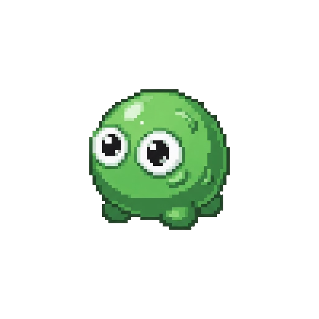 A Bouncy Rubbery Squig with Huge Googly Eyes