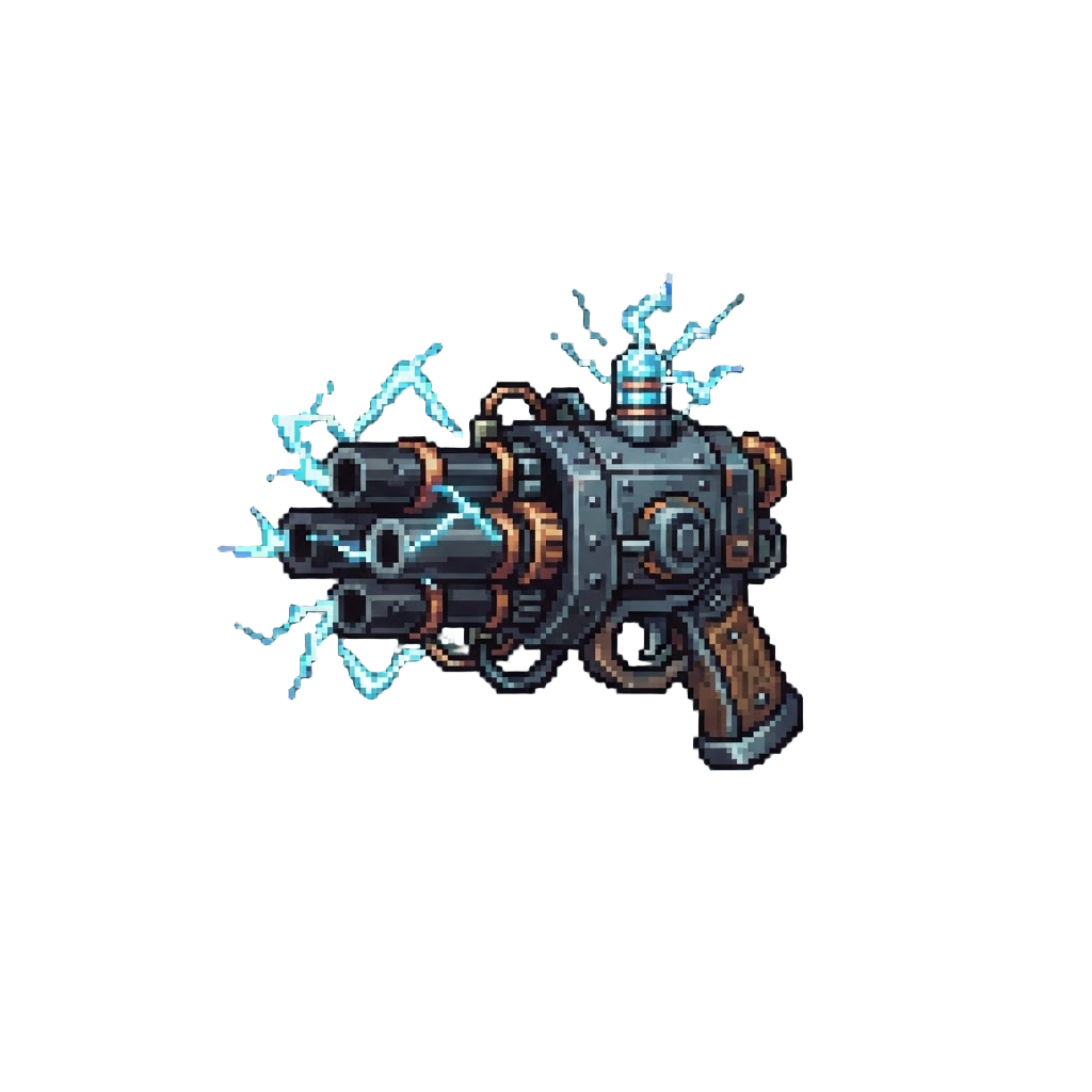 A Multi-barreled Shoota-arm Sparking with Electricity