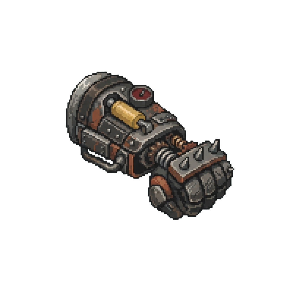 A Hydraulic Telescopic Punch-glove Made of Scrap Iron
