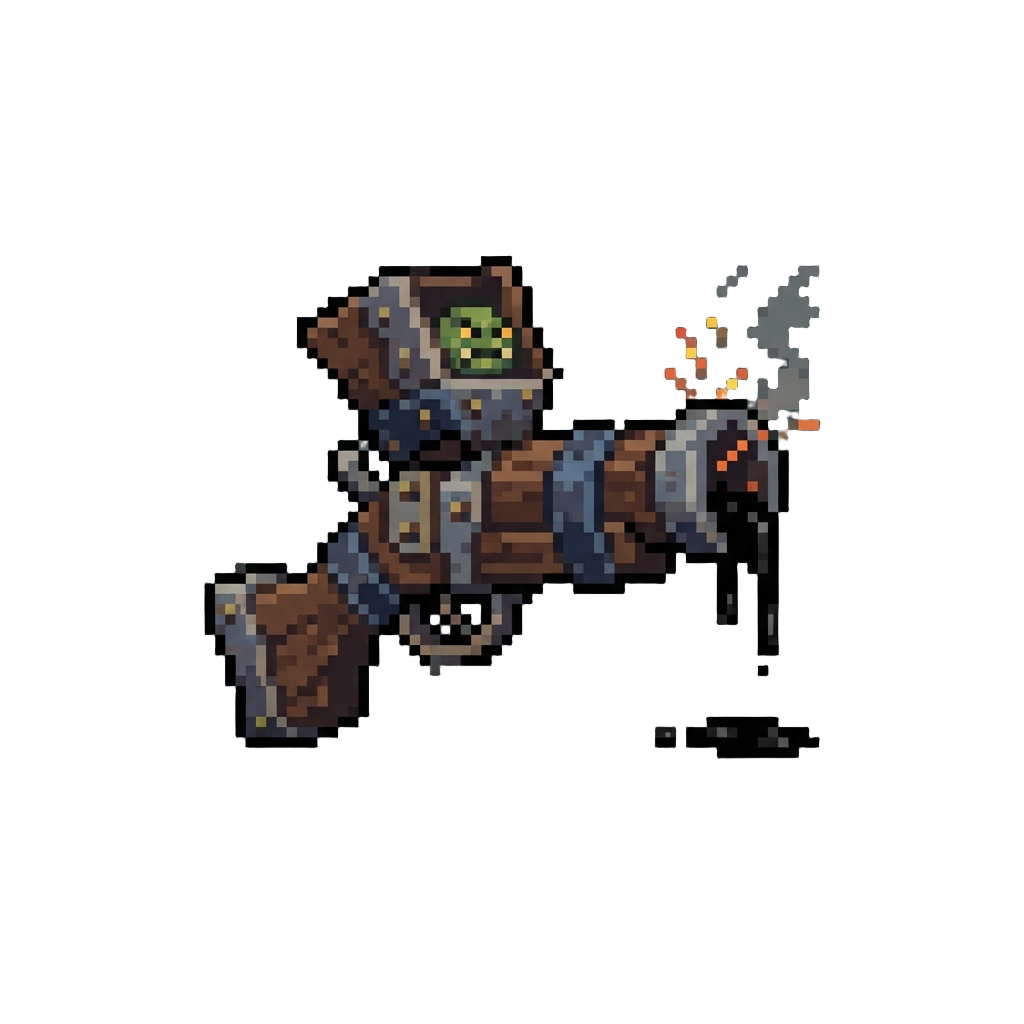 A Sputtering Squig-launcher That Leaks Black Goo