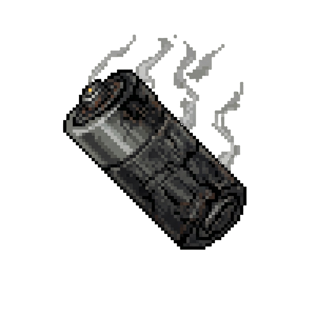 A Smoking Charred Battery Cell