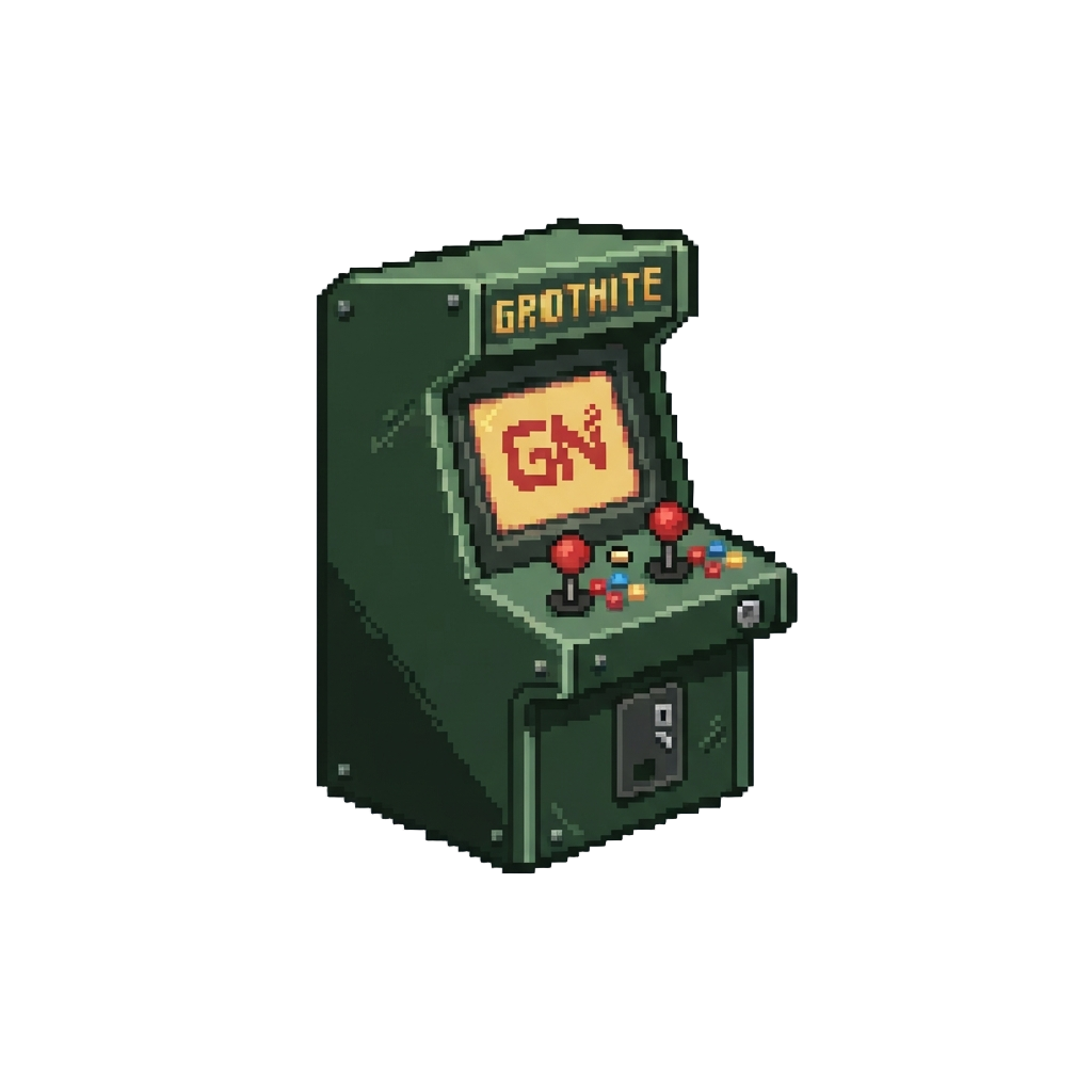 A Twin-joystick Grot-nite Tabletop Arcade Rig
