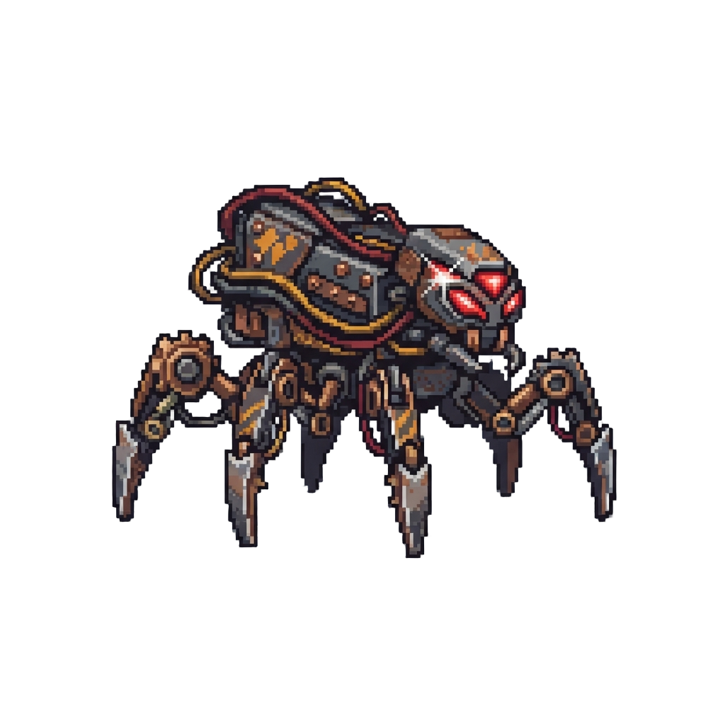 A Multi-limbed Scrap-spider with Razor Optics
