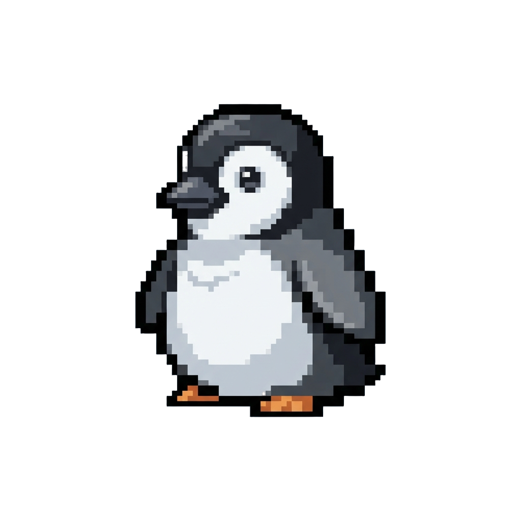 A Sweet Little Baby Penguin