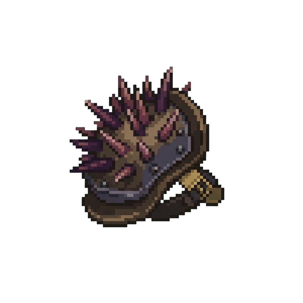 Sea Urchin Spiked Shoulder Pads