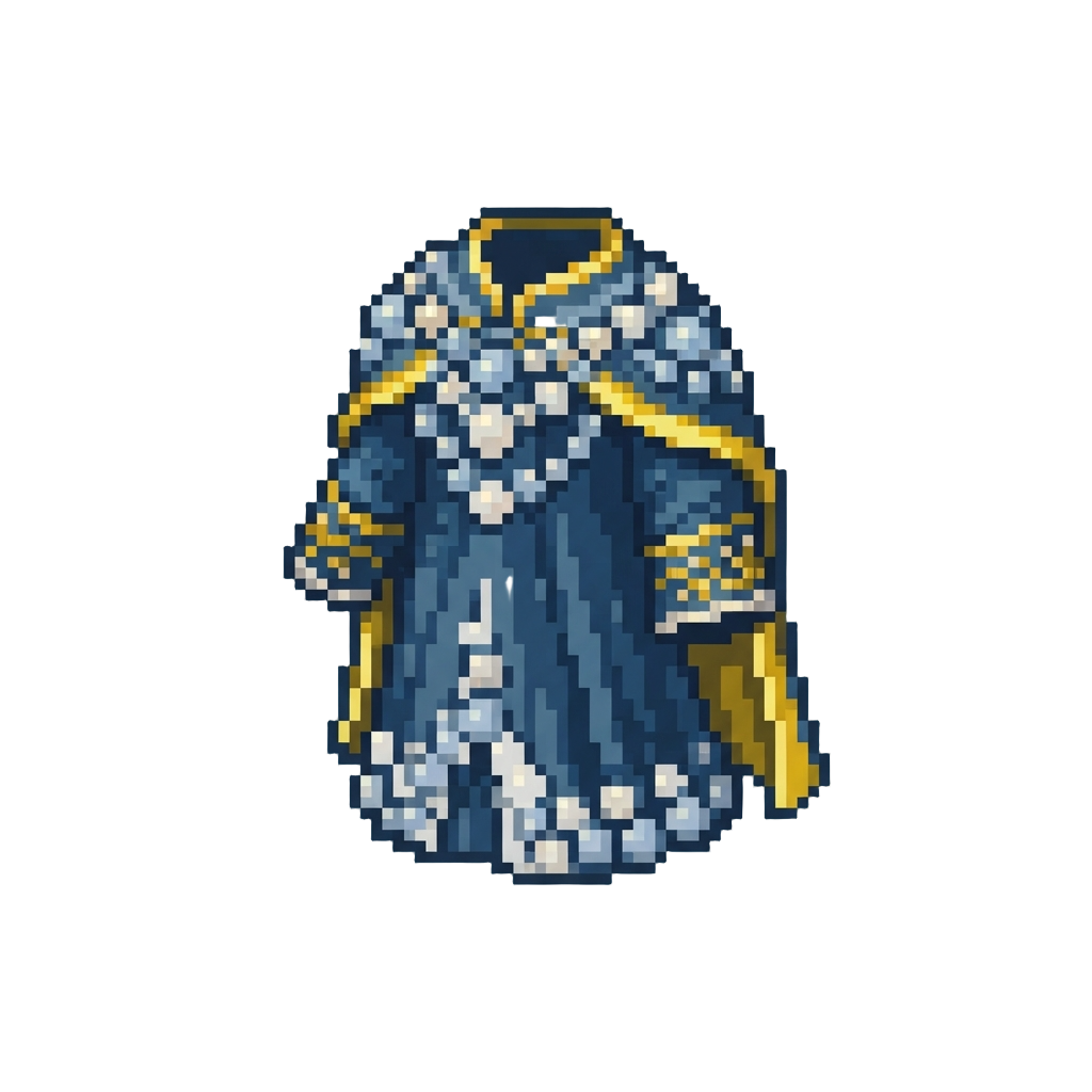 Dazzling Pearl-encrusted Sea-sovereign Attire