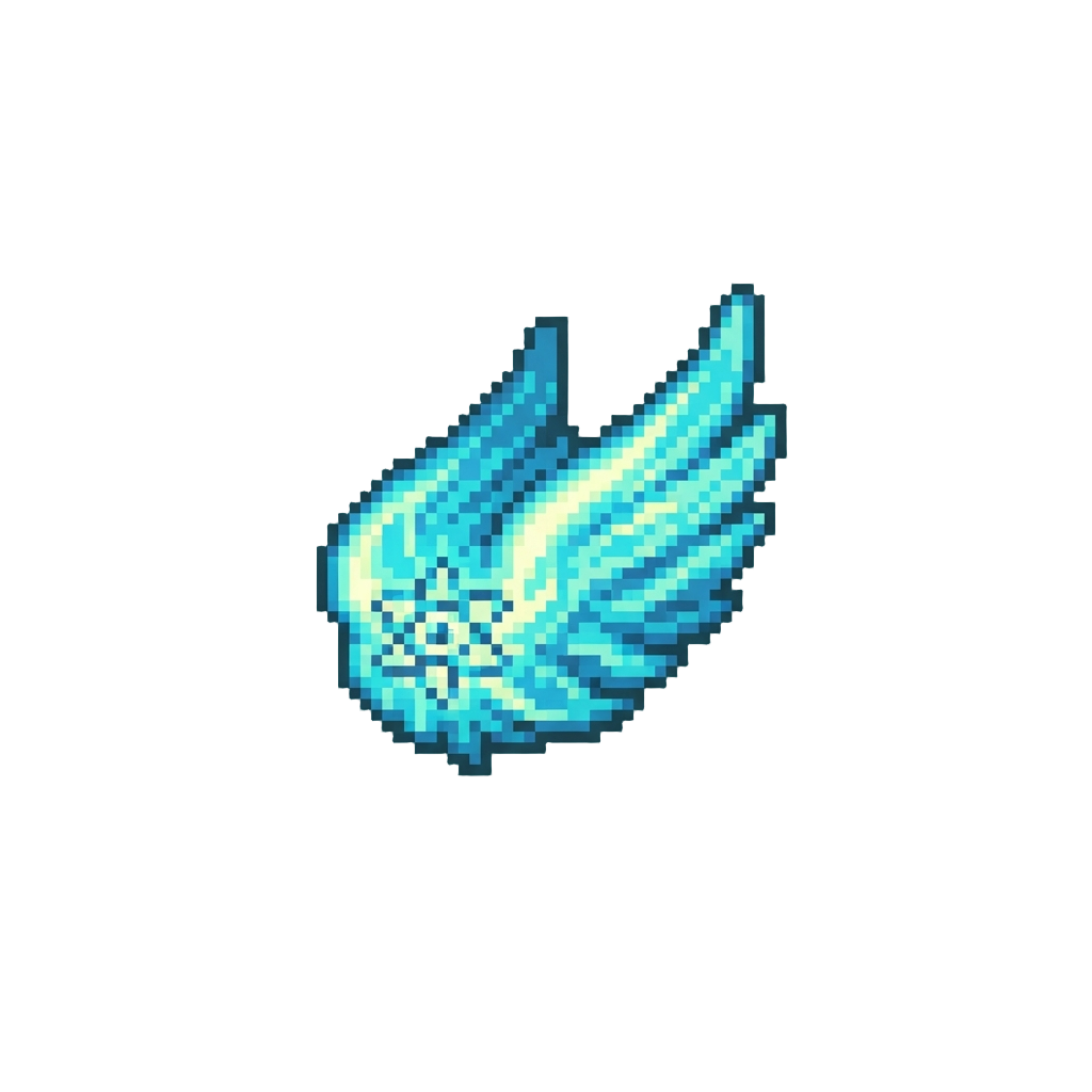 Miniature Atomic Wings Made of Pure Plasma