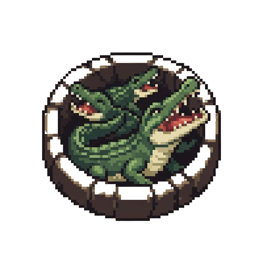 A Pit of Hungry Snapping Crocodiles