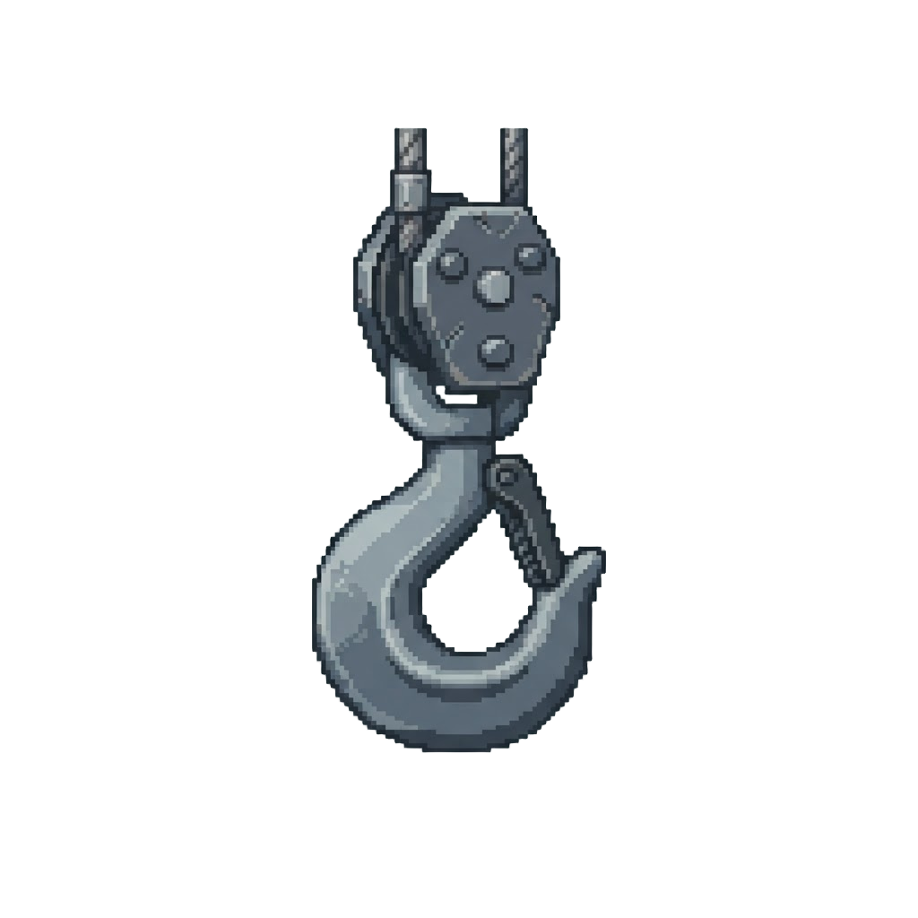 A Rooftop Crane Hook