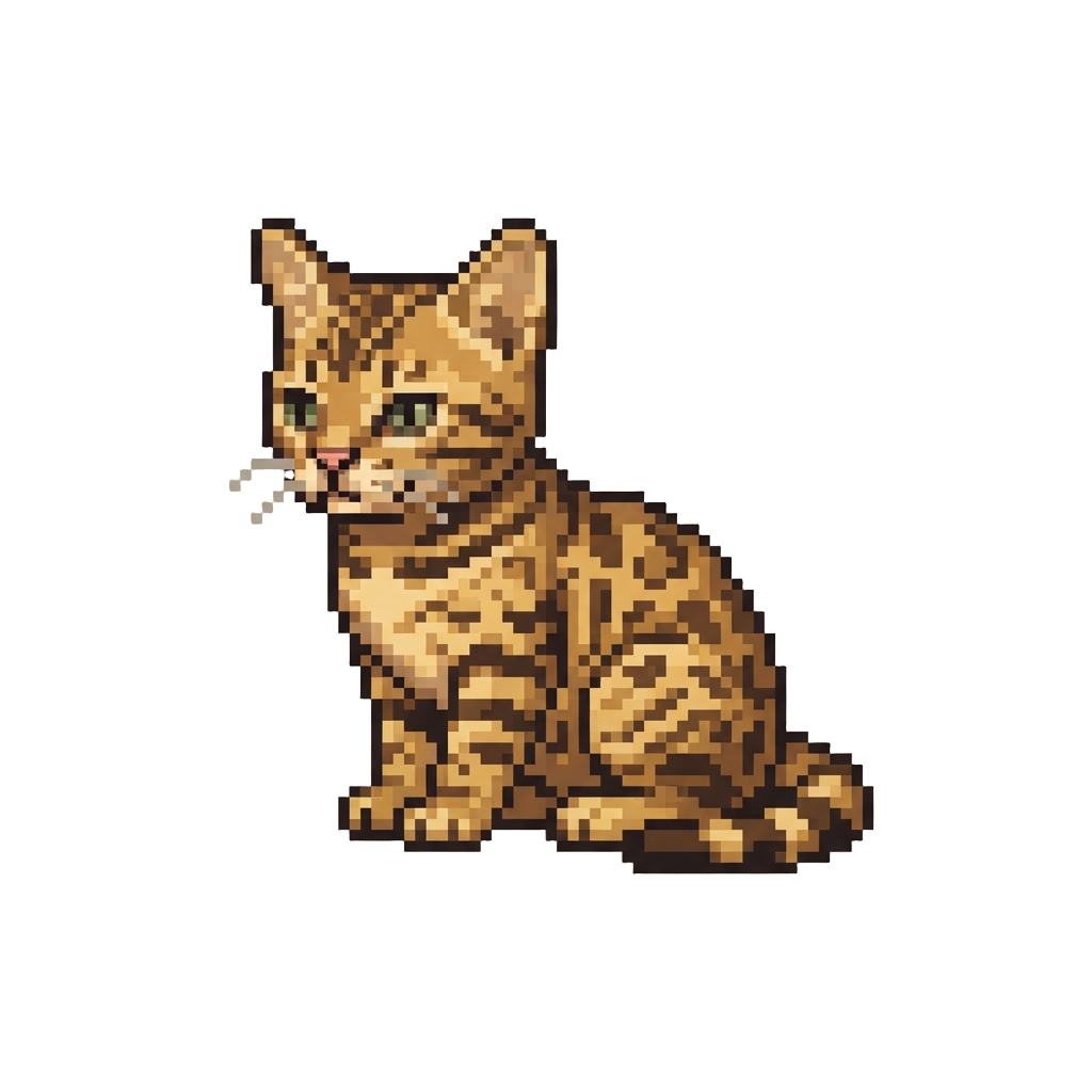 A Spotted Bengal Kitten