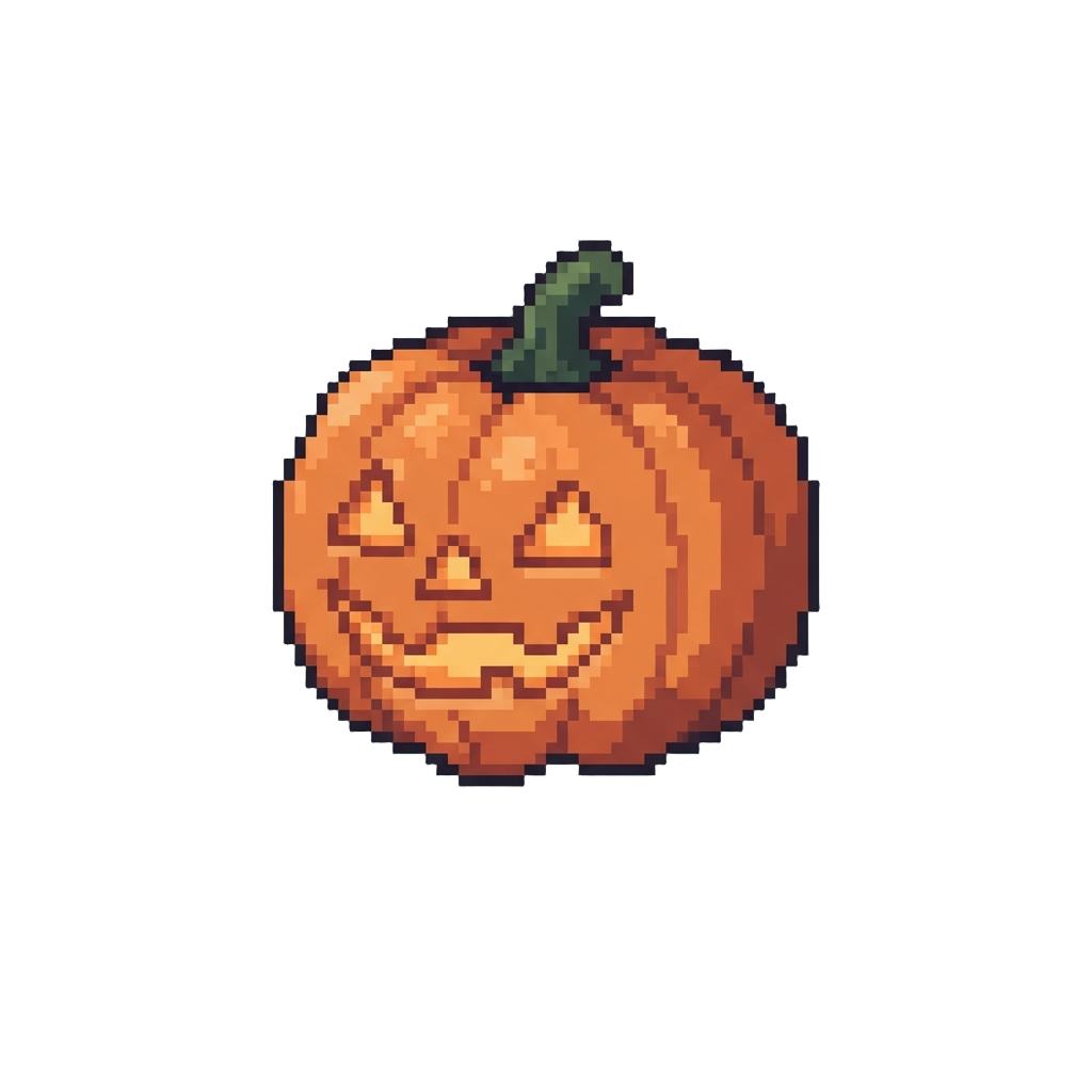 A Funny Floating Jack-o'-lantern
