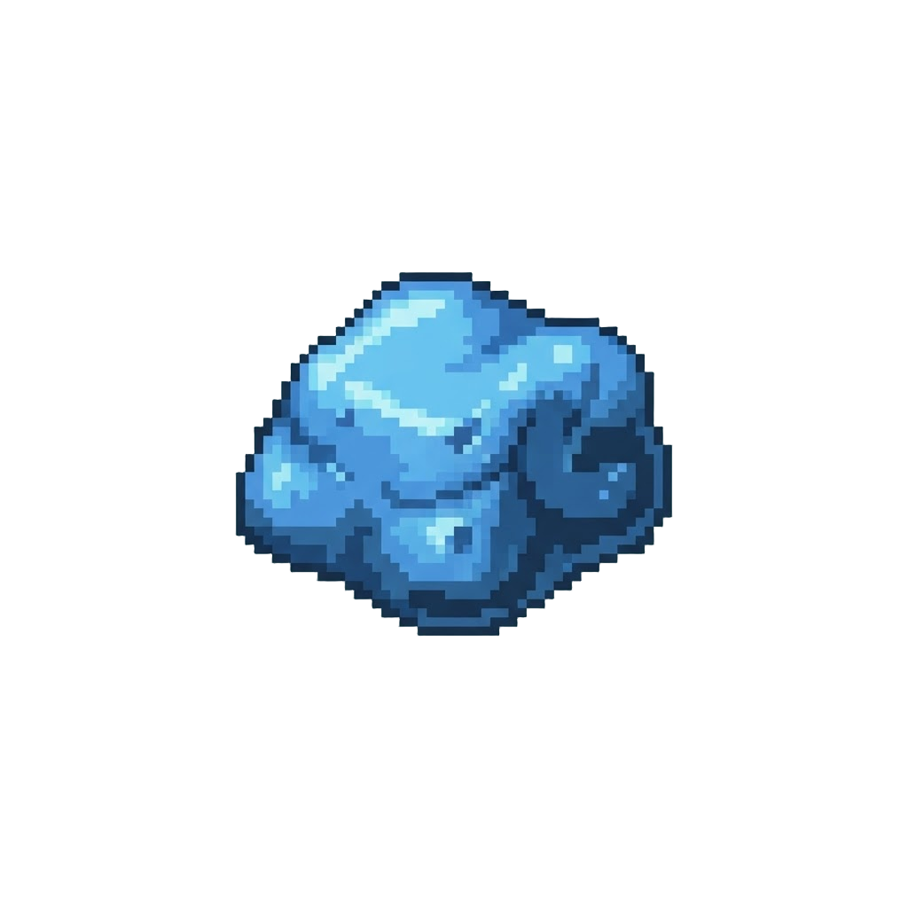 A Sticky Lump of Blue Bubblegum