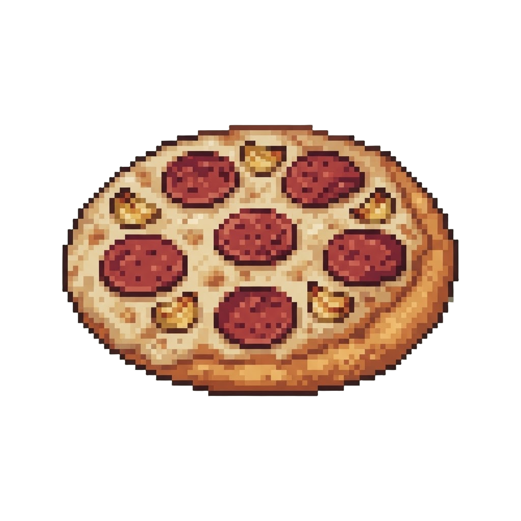 Savory Pepperoni and Roasted Garlic Slice