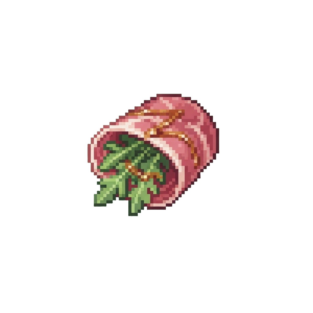 Sweet Prosciutto and Arugula Drizzle