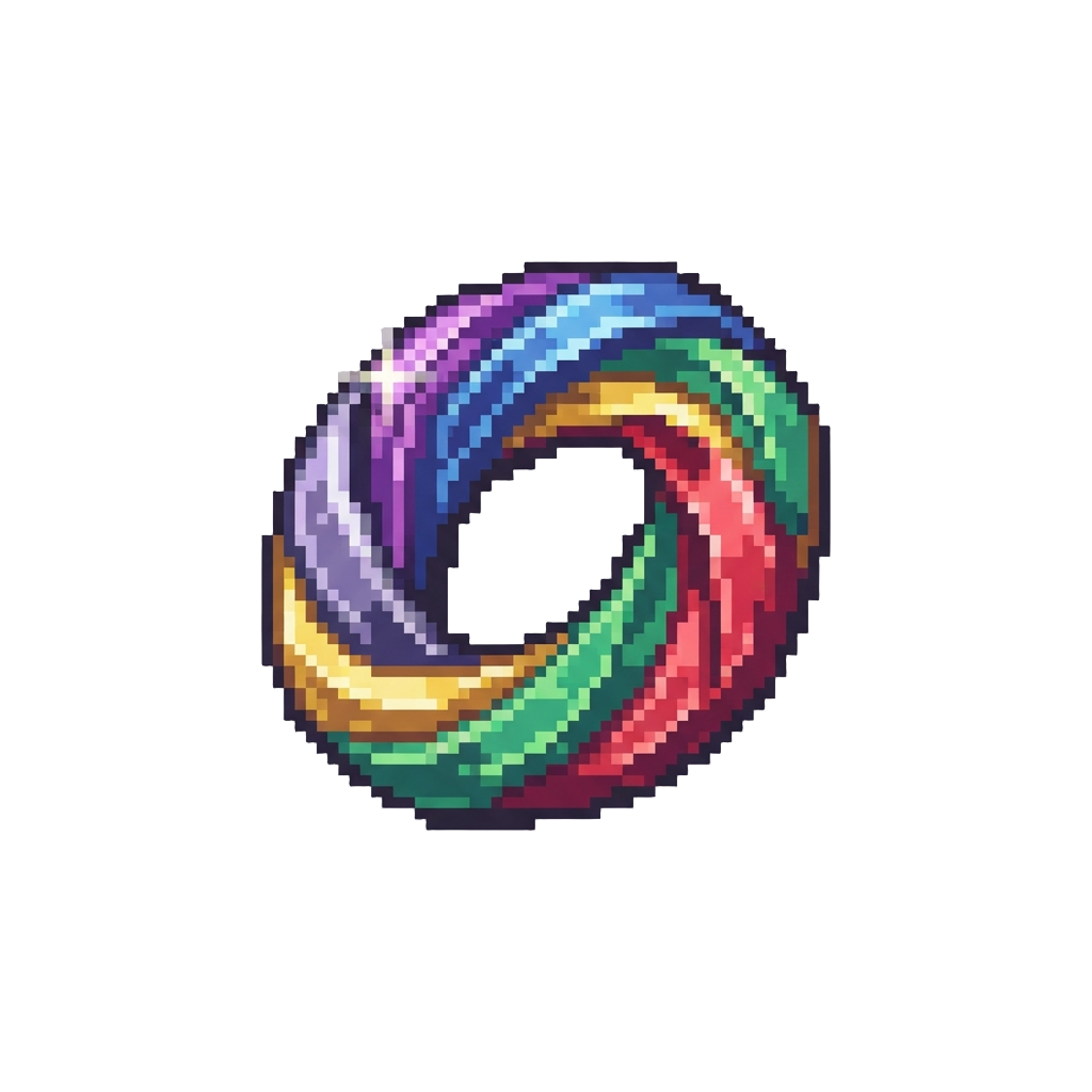A Swirling Hyper-prismatic Halo