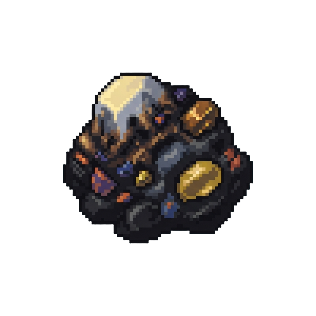 A Burnt Cosmic Slag Cluster