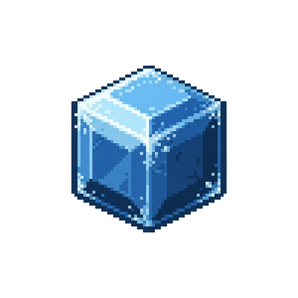 A Frozen Solid Sapphire Block