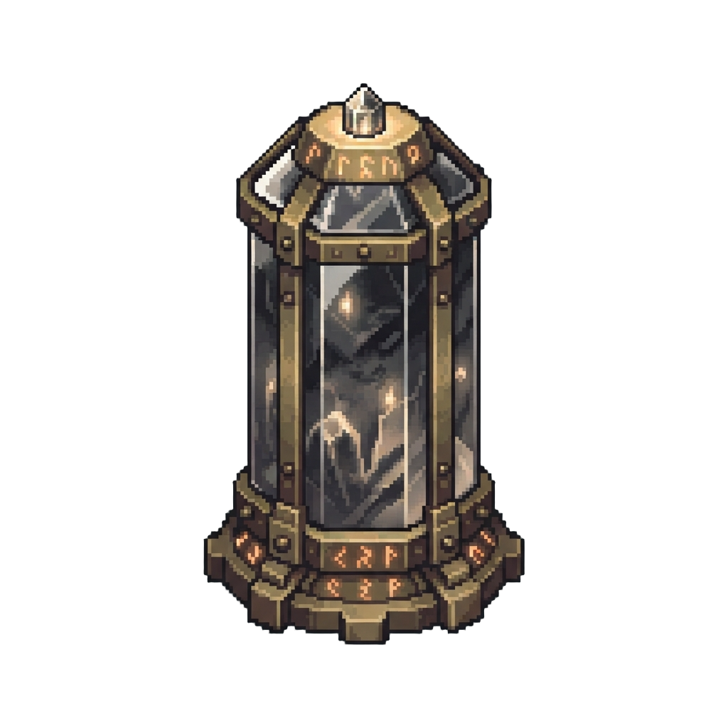 A Smoky Quartz Containment Pillar