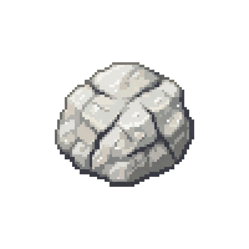 A Plain Cracked Rock-salt Crust