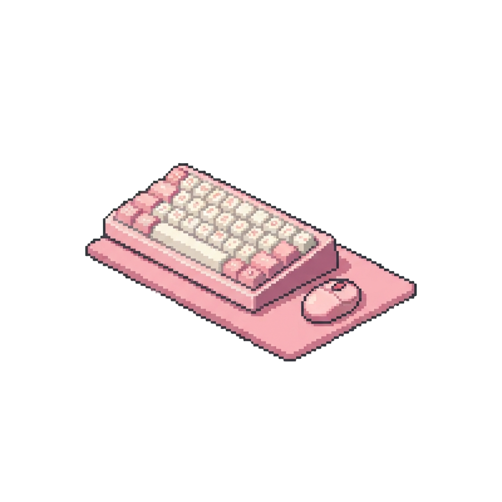 A Pastel Pink Setup