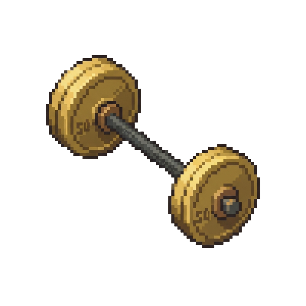Gilded Bronze Competition Barbell