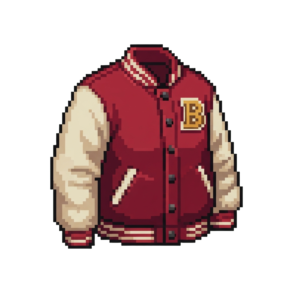 A Oversized Varsity Jacket