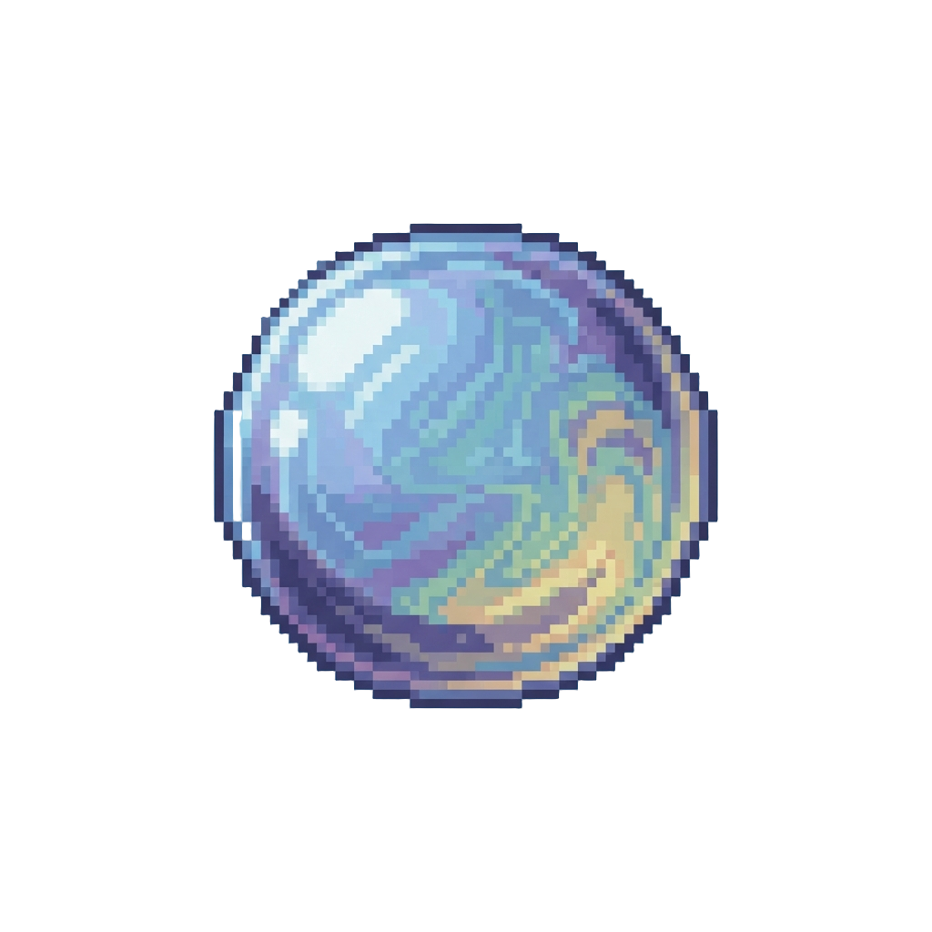 A Giant Floating Soap Bubble