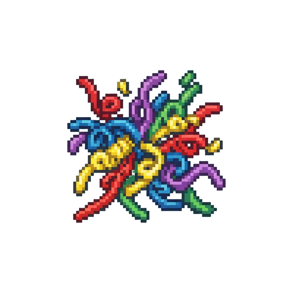A Sudden Burst of Colorful Silly String