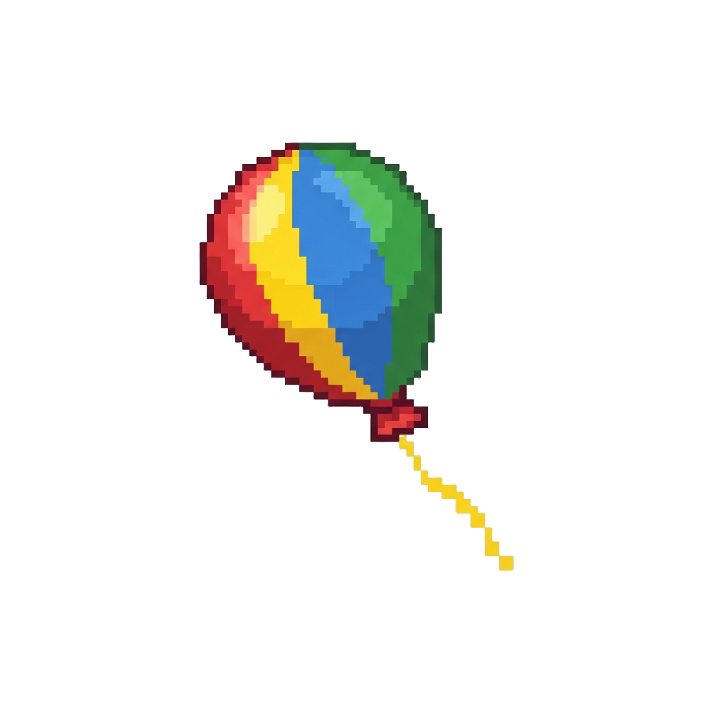 A Giant Descending Party Balloon