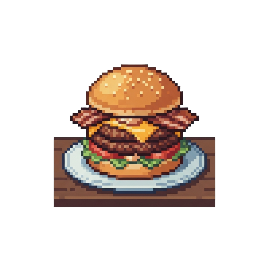 Juicy Bacon Double Cheeseburger Meal