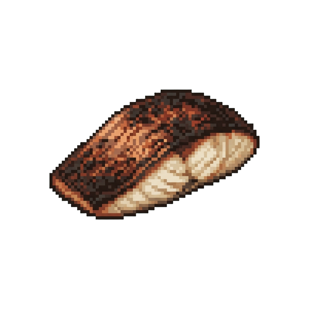 Crispy Blackened Fish Fillet