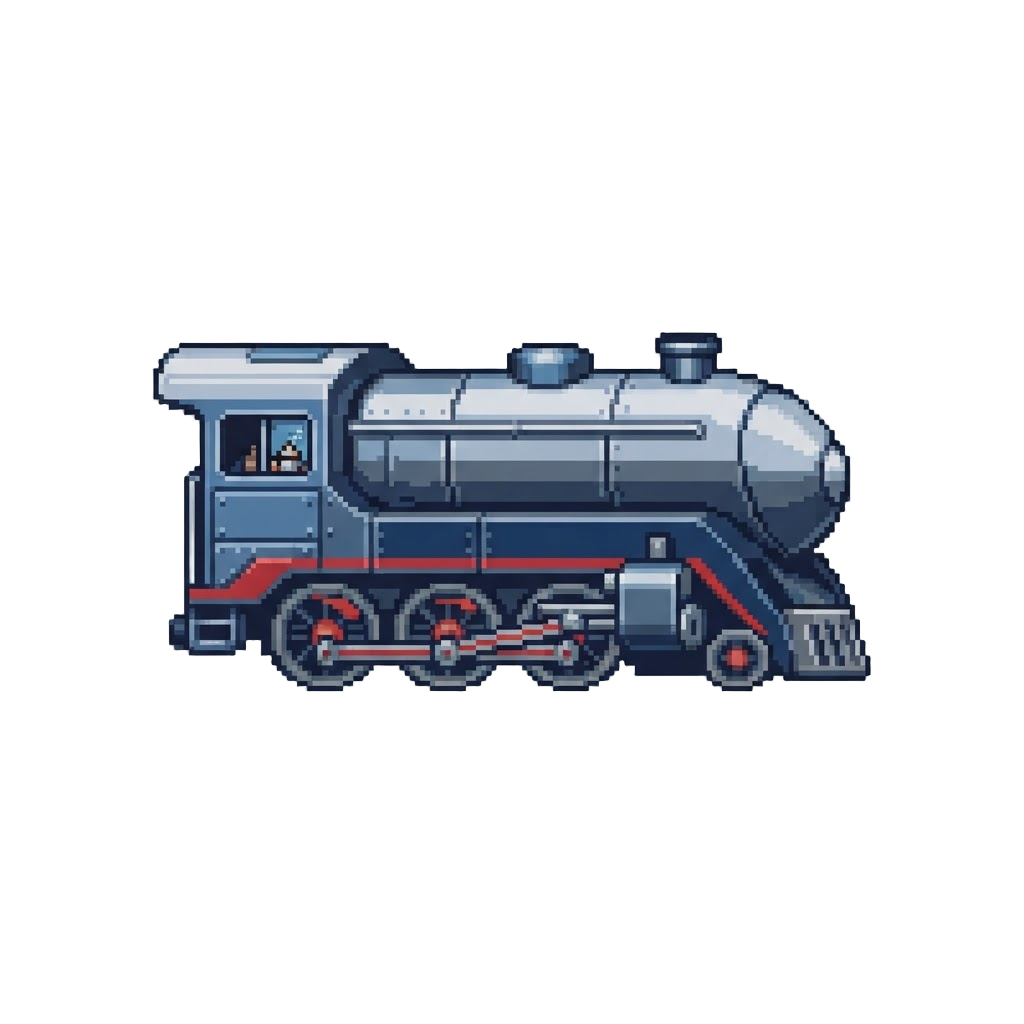 A Sleek Streamliner Bullet Steam Engine