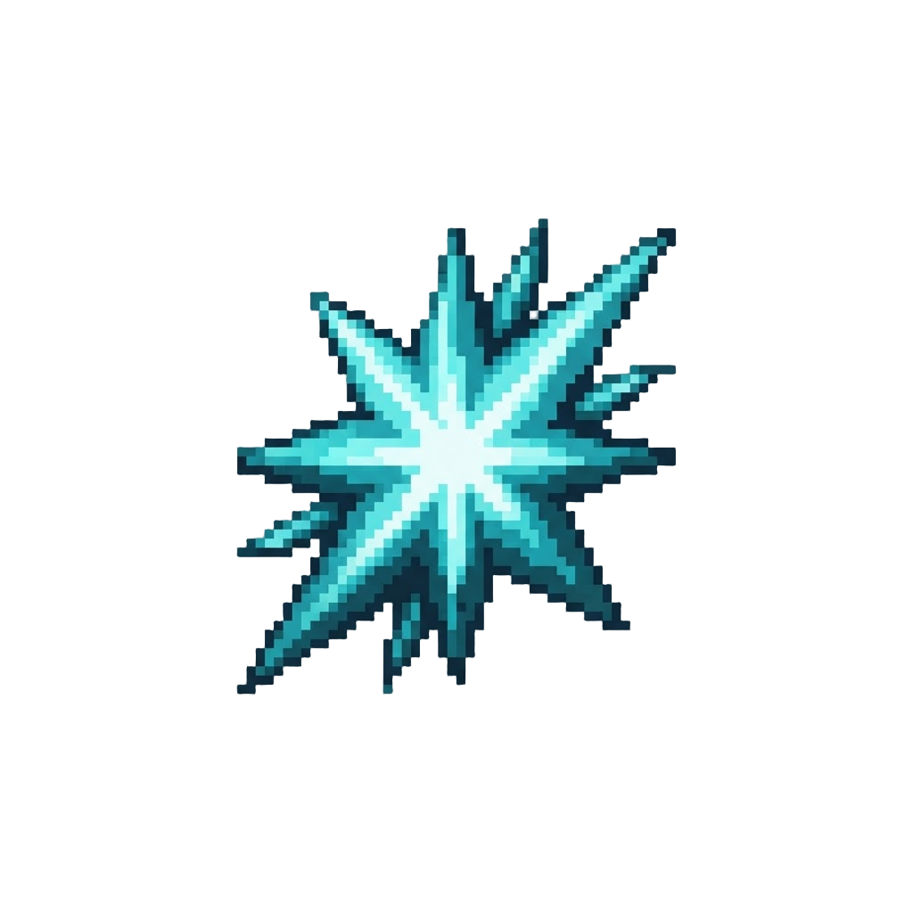 A Sleek Cyan Flash Effect