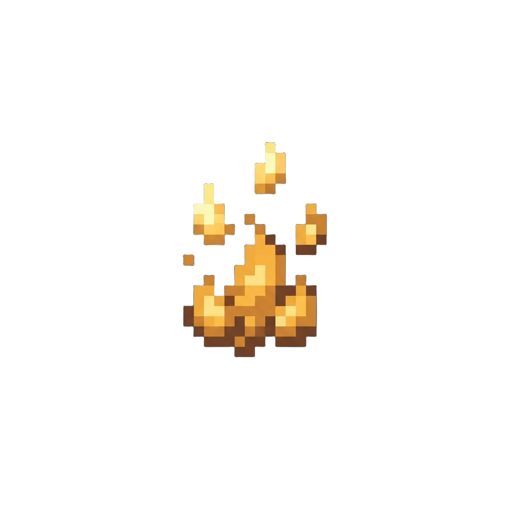 A Subtle Golden Ember Spray