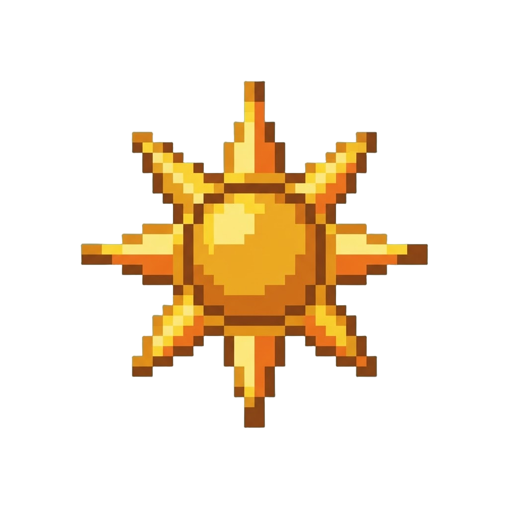 A Dazzling Radiant Sunburst Pattern
