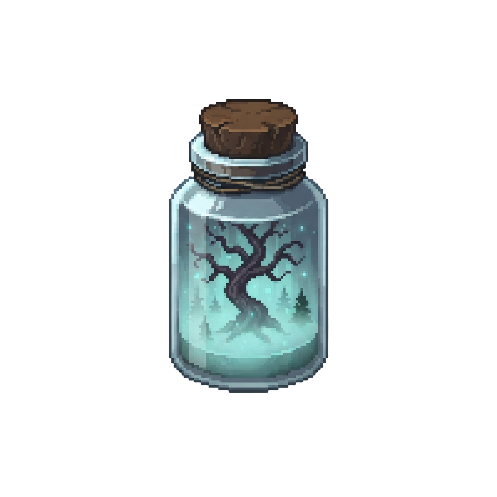 A Misty Spectral Forest Beyond the Glass