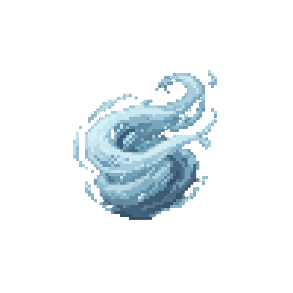 An Icy White Mist Apparition