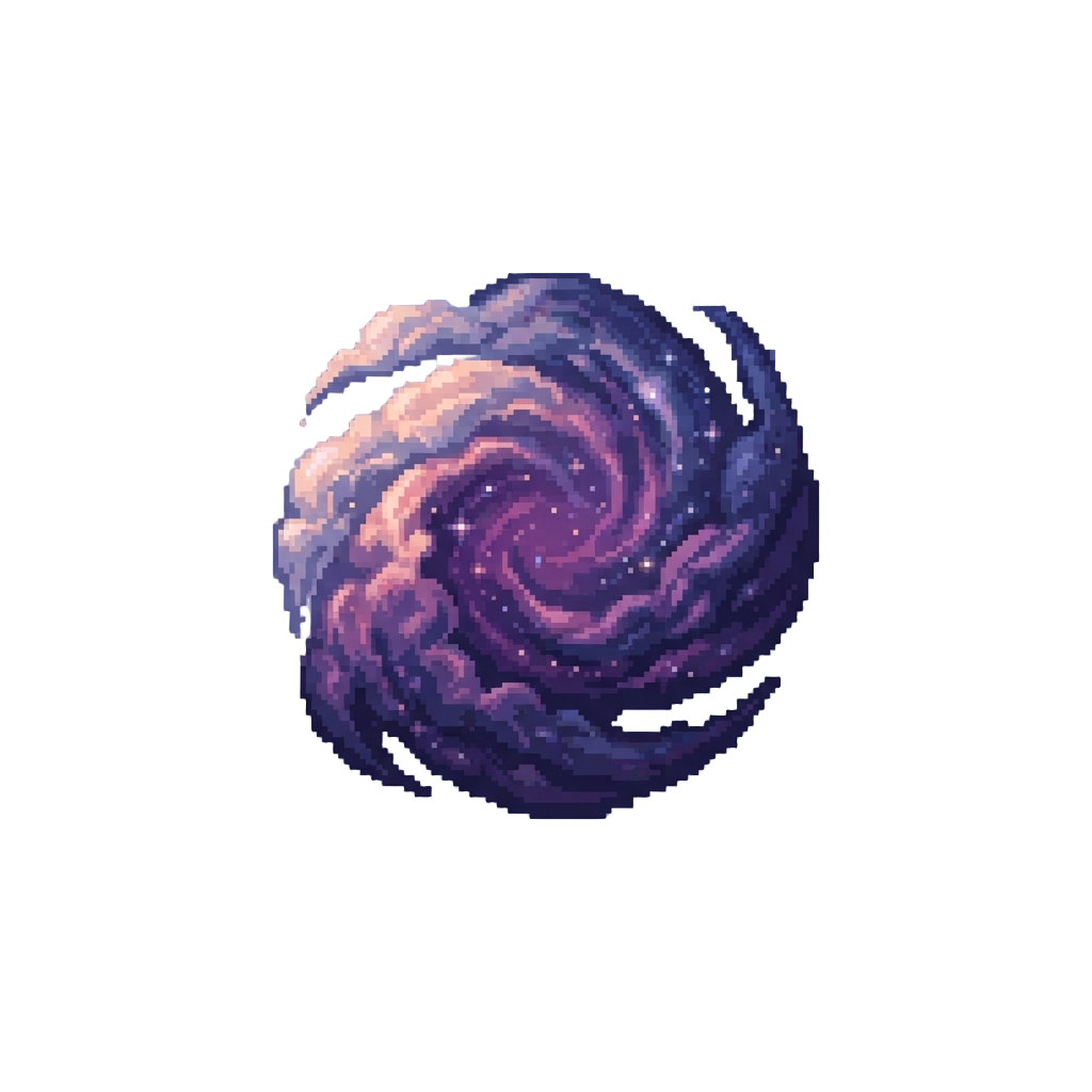 A Swirling Twilight Cloudscape