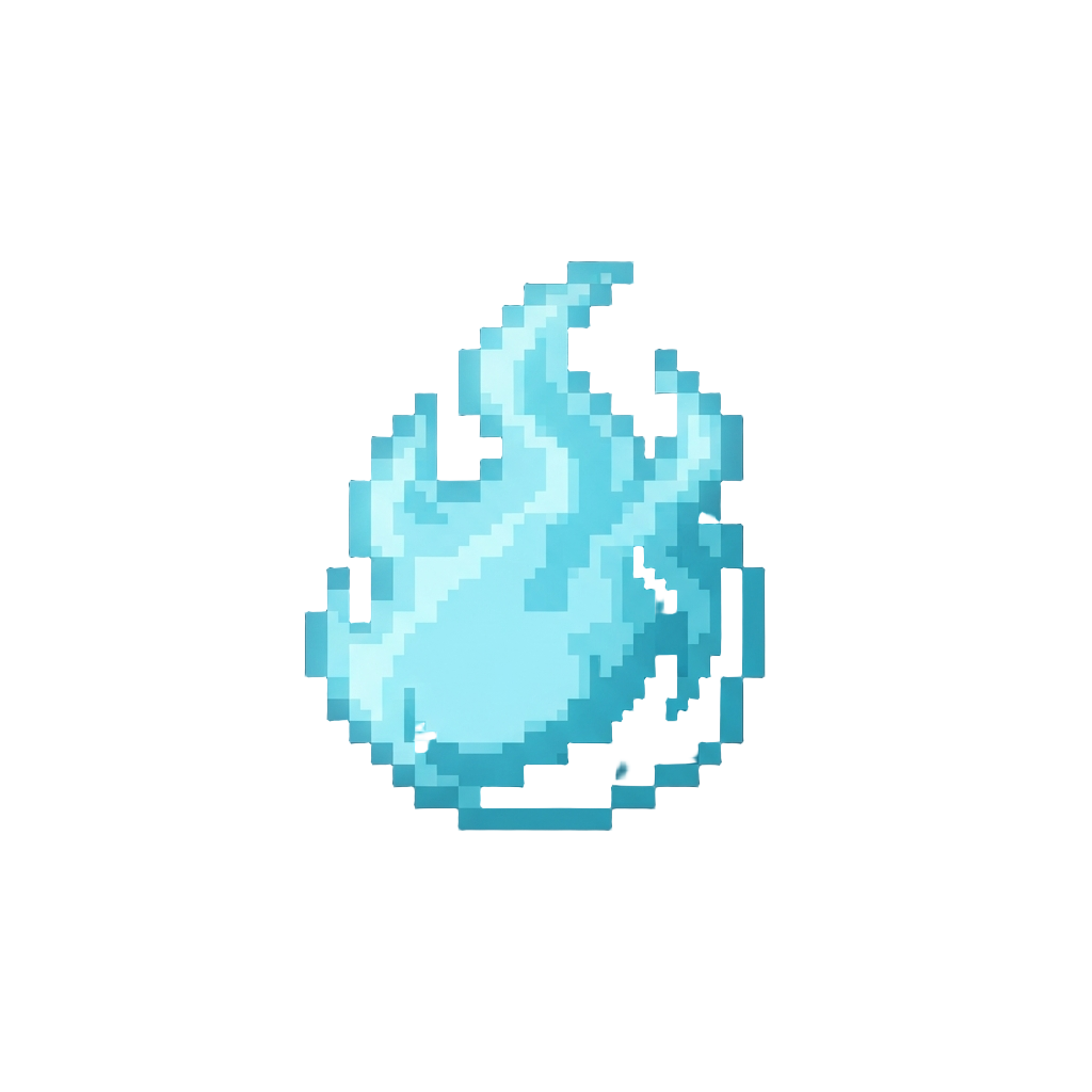 A Glowing Pale Cyan Ghostly Aura