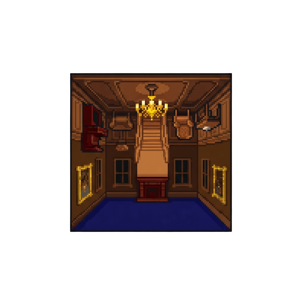 An Inverted Upside-down Version of the Mansion Room