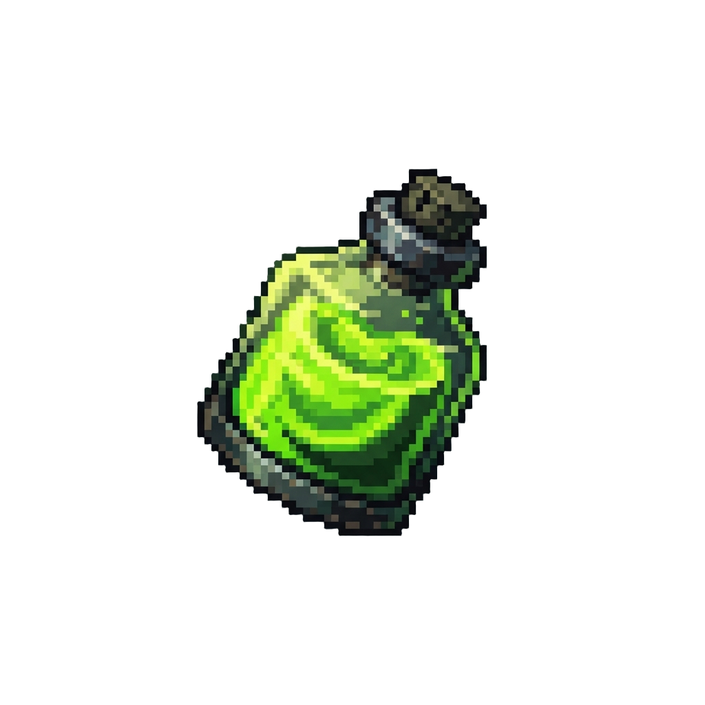 An Unsettling Vibrant Acid-green Color Flip