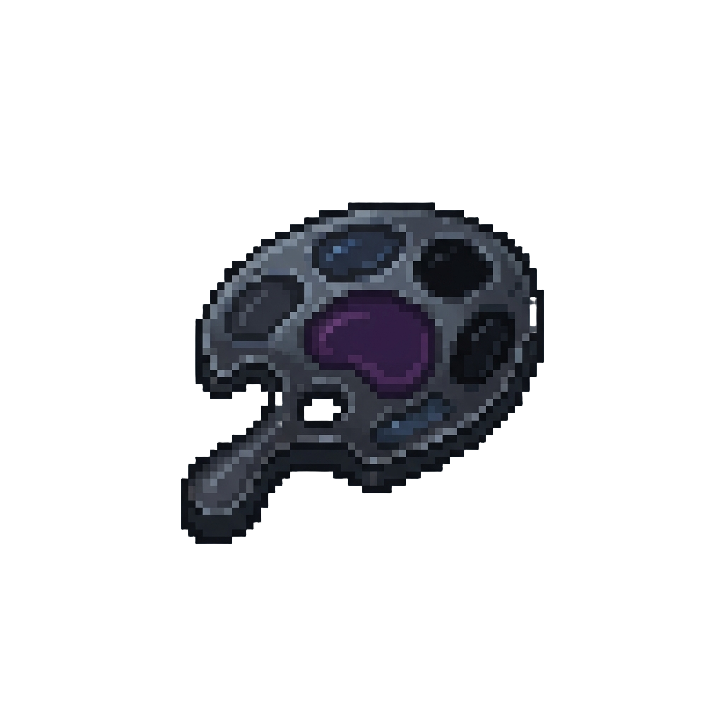 A Deep Dark Inverted Shadow Palette