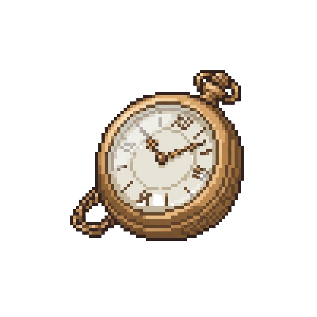 A Shiny Bronze Pocket Watch