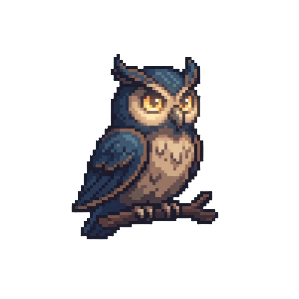 A Soft Glowing Night-owl