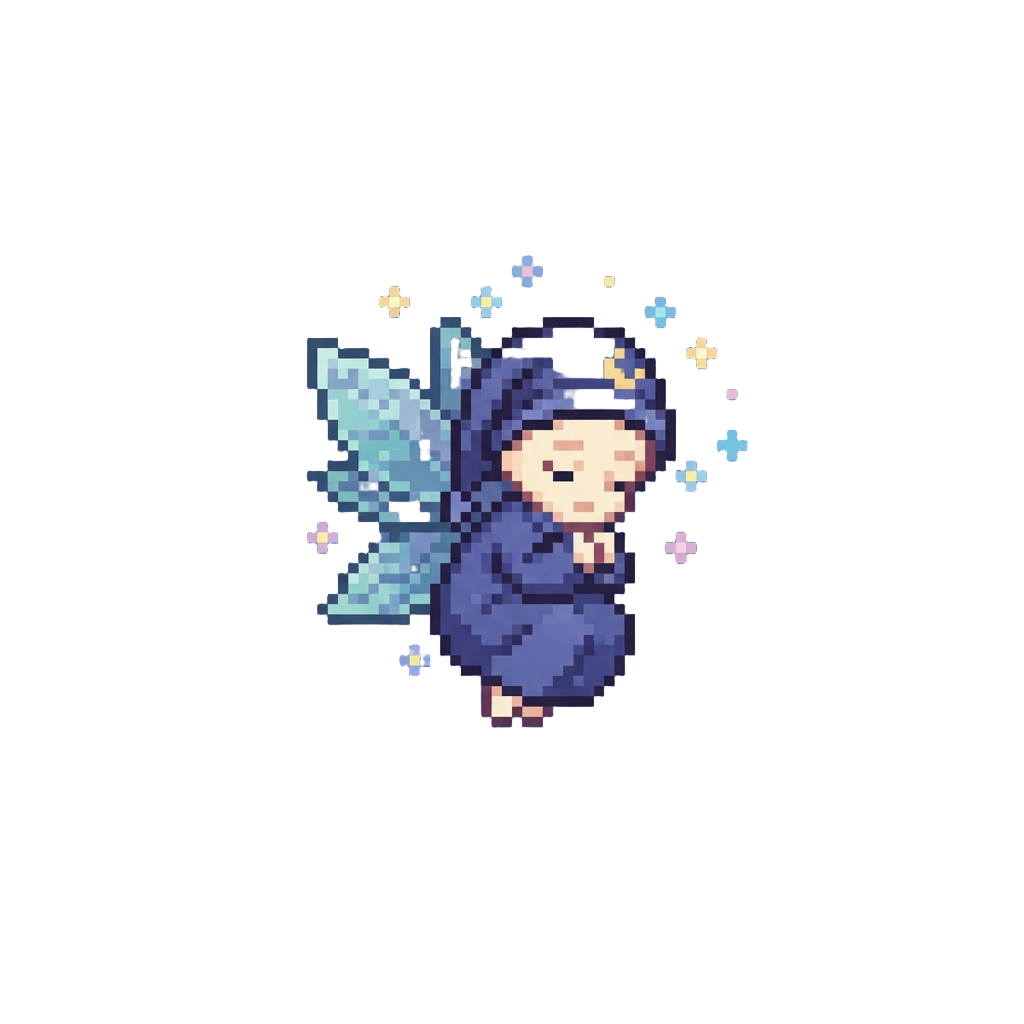 A Sparkly Sleep Pixie
