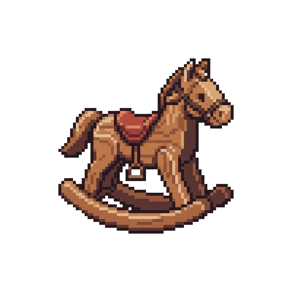 A Creaking Wooden Rocking Horse