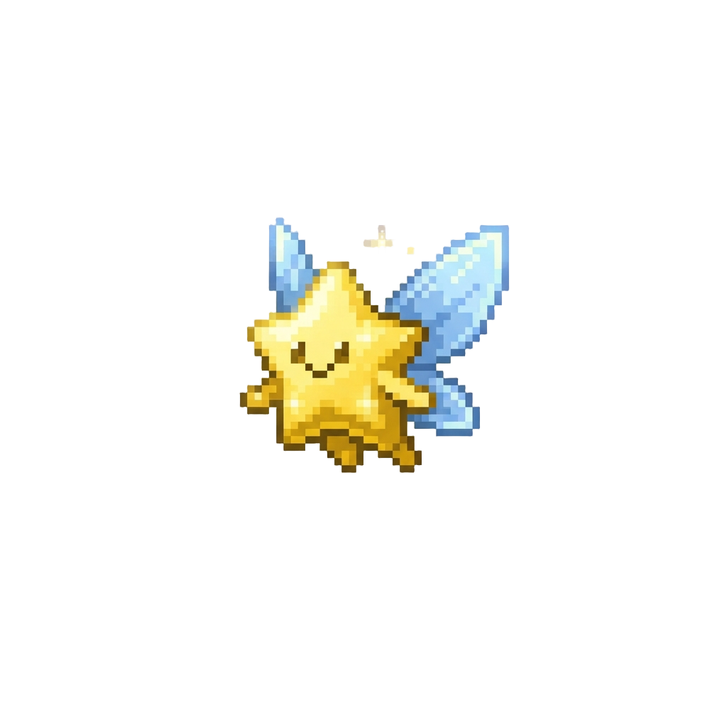 A Glowing Star Fairy