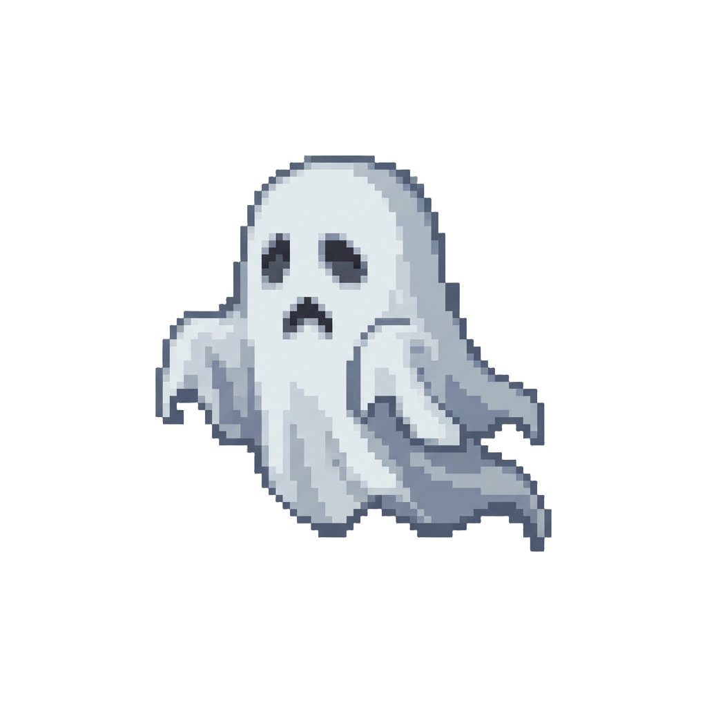 A Spooky Wobbling Ghost Sheet